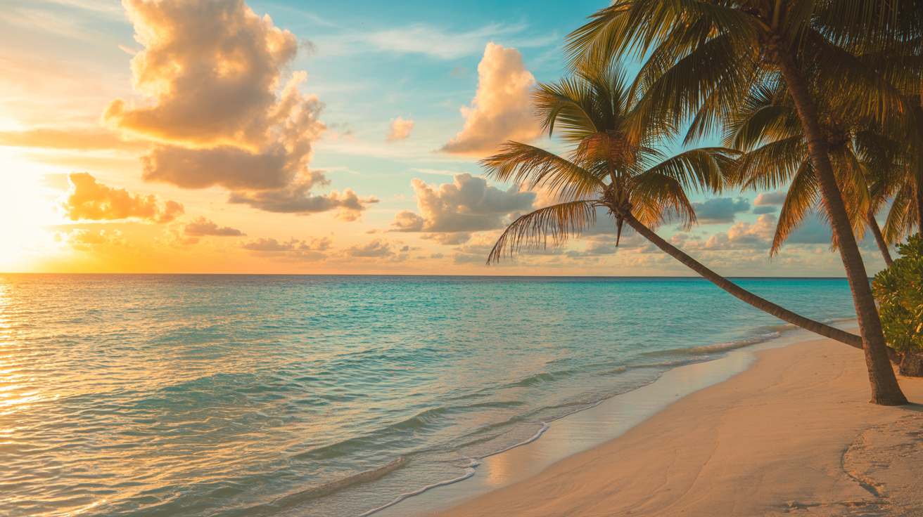 Caribbean Beach Sunset