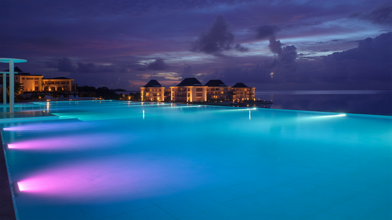 Infinity Pool at Night